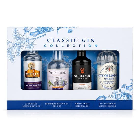 The Classic Gin Collection | 4 x | Gift Set | Gin | 5cl | Buy Now Online!