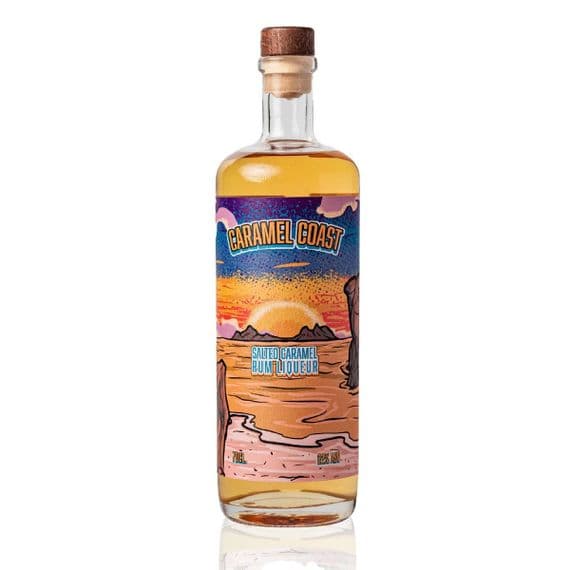 The Custom Spirit Co. Caramel Coast Salted Caramel Rum Liqueur 70cl | Buy Online Now! | UK's Cheapest!