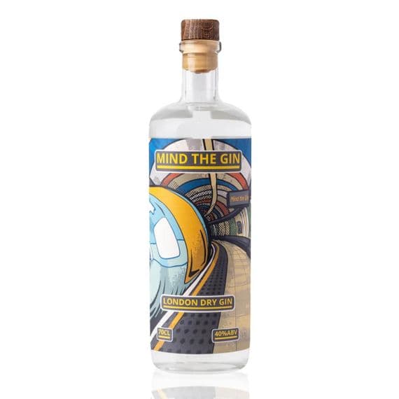 The Custom Spirit Co. | Mind The Gin | London Dry Gin | 40% | 70cl | Buy Online Now!