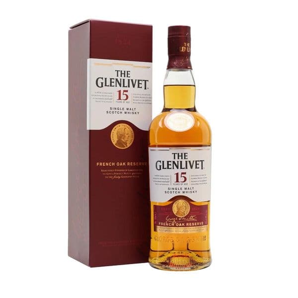 The Glenlivet 15 Year Old French Oak Reserve Single Malt Whisky 70cl | Ginspiration.uk