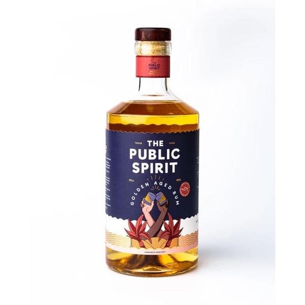 The public Spirit Golden Aged Rum 70cl | Buy Online Now!
