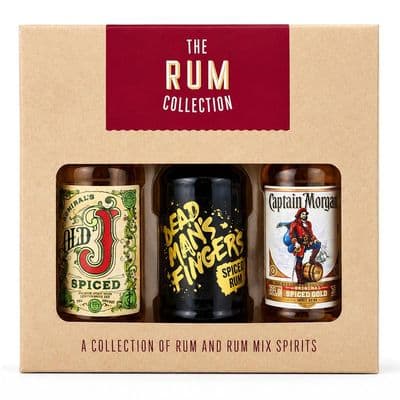 The Rum Collection | Mini Gift Set | Spiced Rum | 3 x 5cl