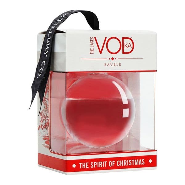 The Spirit Of Christmas- The Lakes Vodka - Christmas Bauble 20cl | Ginspiration.uk