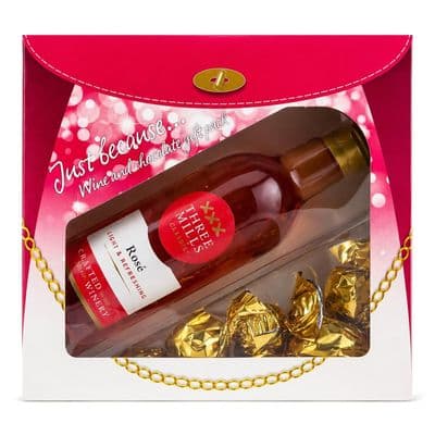Three Mills | British | Mini | Rose Wine | Gift Set | 5.5% | 187ml