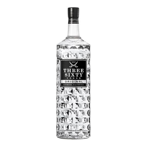 Three Sixty | Original | Diamond Filtered | Vodka | 37.5% | 70cl | Buy Online Now!