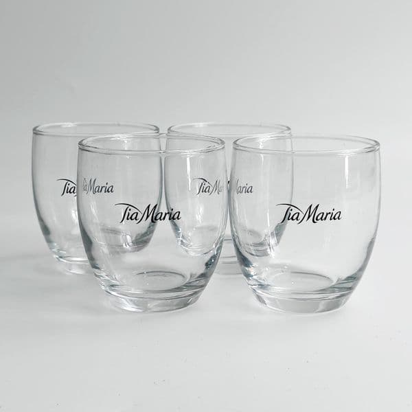 Tia Maria | x 6 | Spirits Tumbler Glasses | Official Merchandise | Multi Deal | Buy Now Online!
