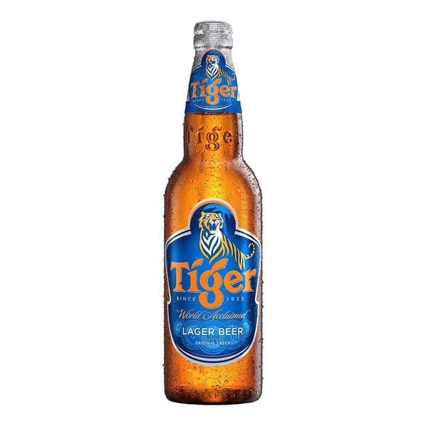 Tiger Lager Bottles 12 x 640ml Case | Buy Online Now!