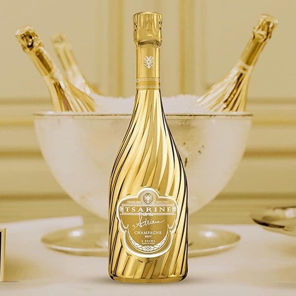 Tsarine Brut Cuvee Brut Gold Champagne By Adriana Karembeu 75cl | Buy Online Now!