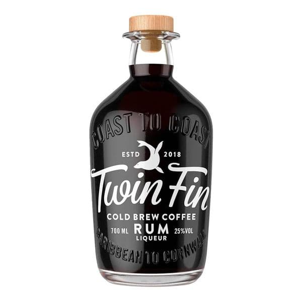 Twin Fin Cold Brew Coffee Rum Liqueur 70cl | Buy Online Now!