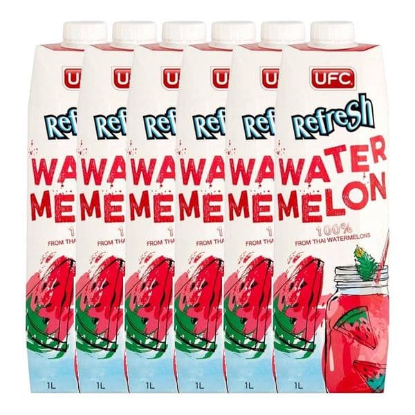 UFC Refresh Watermelon Water 6 x 1L Case (30/07/25)