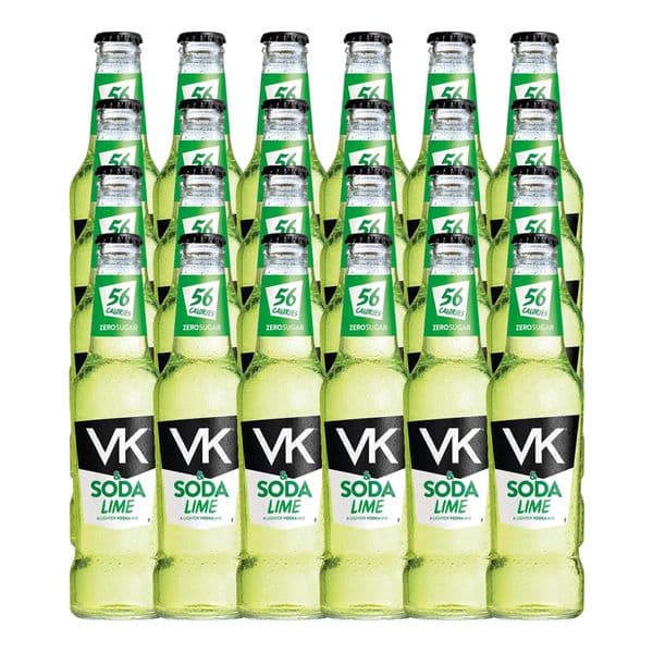 VK Lime Soda Bottles 275ml x 24 Case (8/24)