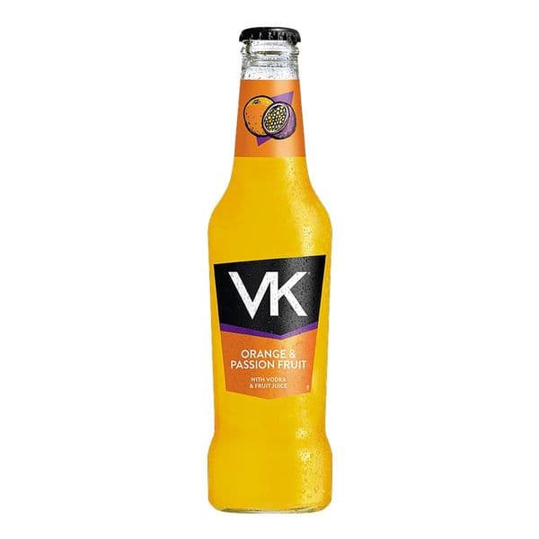 VK Orange & Passion Fruit Bottles 275ml x 24 Case | Buy Now Online!