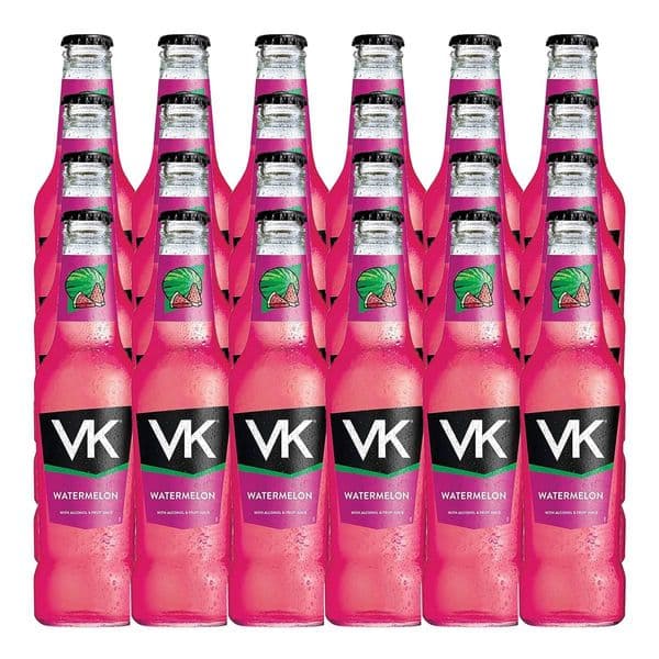 VK Watermelon Ready To Drink Bottles 24 x 275ml | Buy Now Online! | Ginspiration.uk
