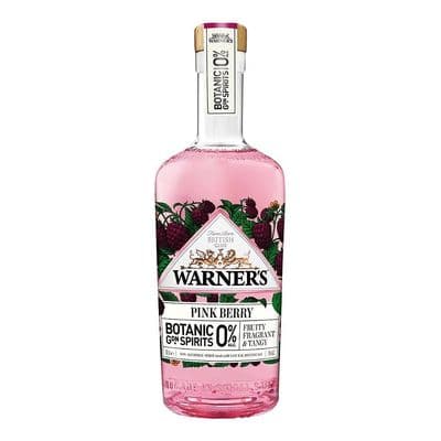 Warners | Pink Berry | Zero Alcohol | Spirit Drink | 0% | 50cl | (01/26)