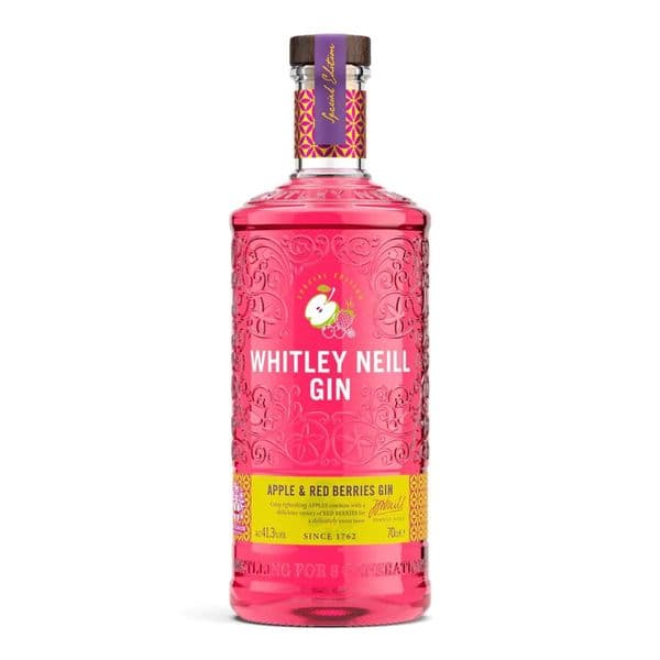 Whitley Neill Apple & Red Berries Gin 70cl | Buy Online Now!