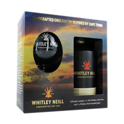 Whitley Neill | Bottle & Glass Gift Set | Gin | 40.3% | 70cl