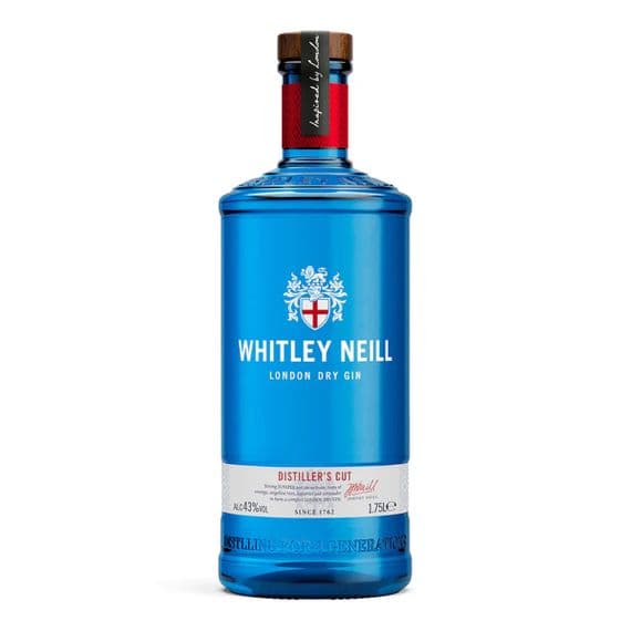 Whitley Neill | Distillers Cut | London Dry | Gin | 43% | 1.75L | Buy Online Now! | UK's Cheapest!