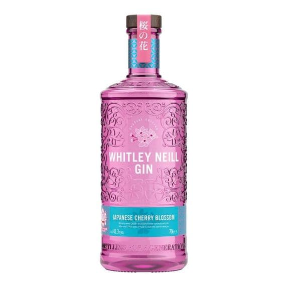 Whitley Neill | Japanese | Cherry Blossom | Gin | 41.3% | 70cl | Buy Online Now!