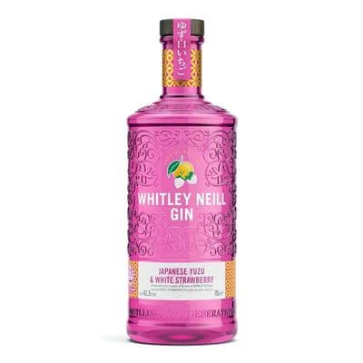 Whitley Neill | Japanese Yuzu & White Strawberry | Gin | 41.3% | 70cl