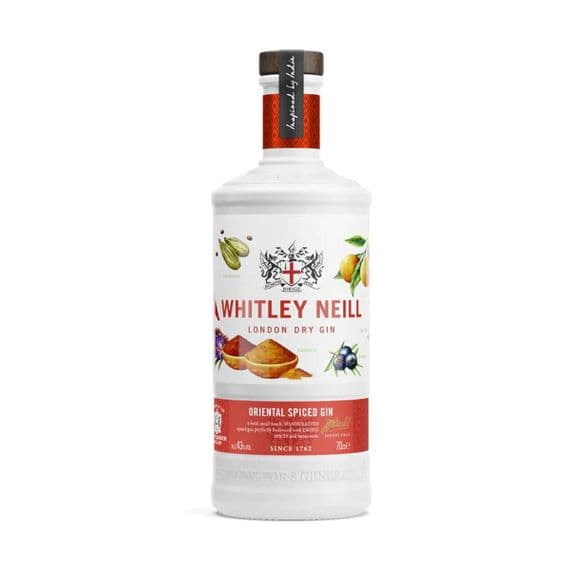 Whitley Neill | Oriental Spiced | Gin | 43% | 70cl | Buy Online Now! | UK's Cheapest!