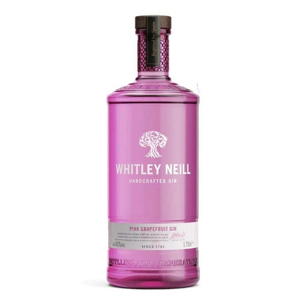 Whitley Neill Pink Grapefruit Gin 1.75L (XL Bottle) | Buy ONline Now!