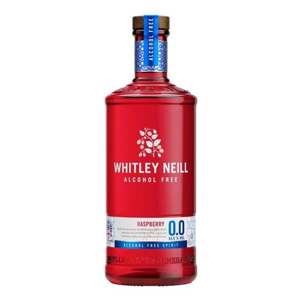 Whitley Neill Raspberry Zero Alcohol Free Gin 70cl | Buy Online Now!