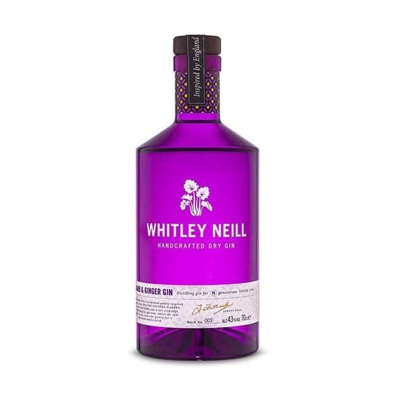 Whitley Neill | Rhubarb & Ginger | Gin | 43% | 70cl