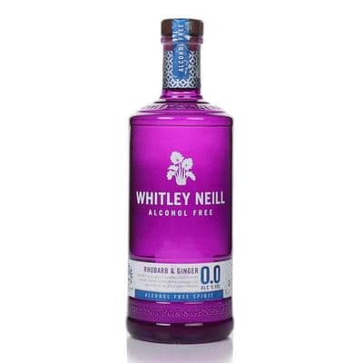 Whitley Neill | Rhubarb & Ginger | Zero Alcohol Free | Gin | 0% | 70cl
