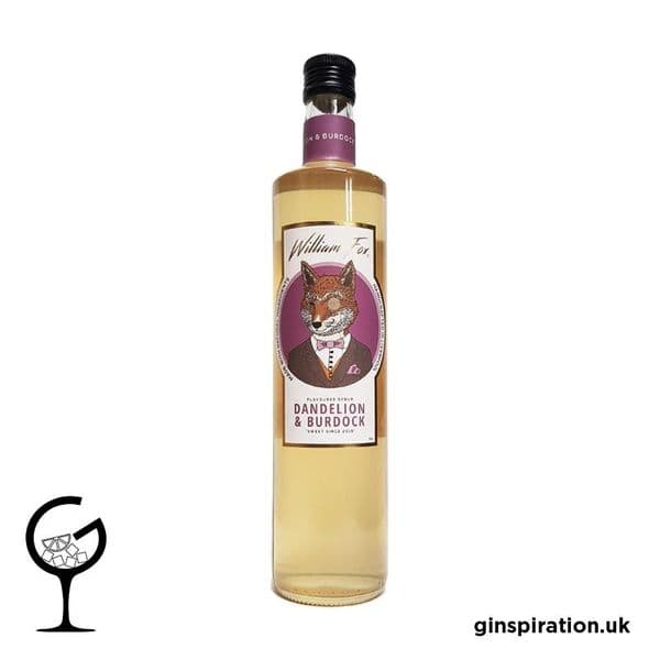 William Fox Dandelion & Burdock Syrup 70cl | Ginspiration.uk