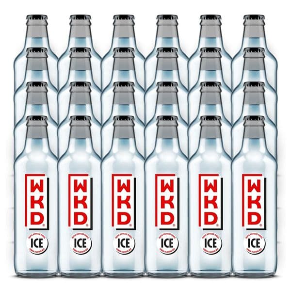 WKD ICE Ready To Drink Bottles 275ml x 24 Case (03/09/25)
