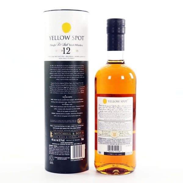 Yellow Spot Single Pot 12 Year Old Irish Whiskey 70cl (46%) | Buy Now Online!