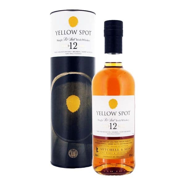 Yellow Spot Single Pot 12 Year Old Irish Whiskey 70cl (46%) | Buy Now Online!