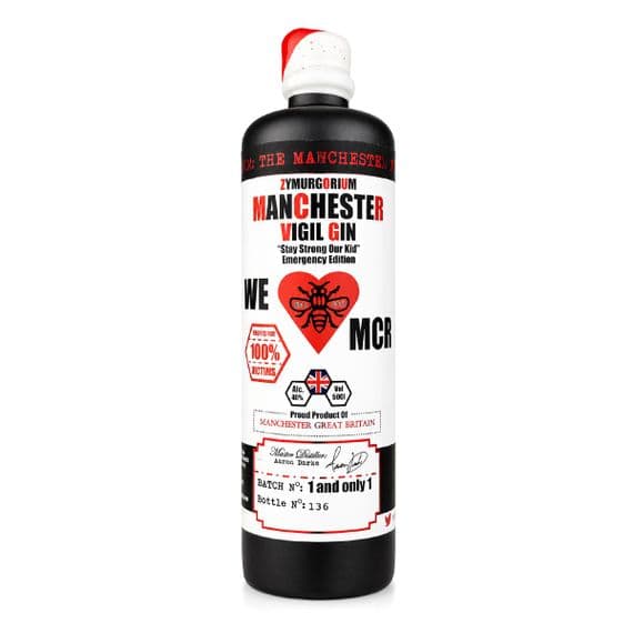 Zymurgorium | WE LOVE MCR | Manchester Arena Bombing | Vigil Gin | 40% | 50cl | Buy Now Online!