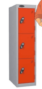 1350mm Three Door Probe Locker