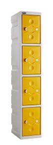 Four Door Ultrabox Plastic Locker
