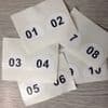 Numbered Door, Numbered Key Fob