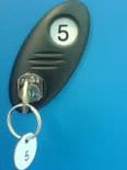 Numbered Door, Numbered Key Fobs
