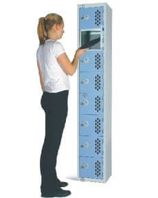 Perforated Eight Door Locker