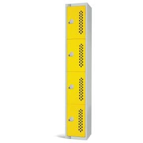 Perforated Four Door Locker