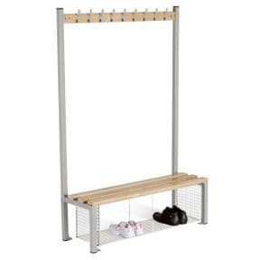 Single Island Seating with Shoe Tray