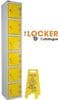 SPLASH Six Laminate Door Locker 1800x300x450mm