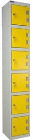 SPLASH Six Laminate Door Locker 1800x300x450mm