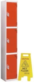 SPLASH Three Door Locker 1800x300x300mm