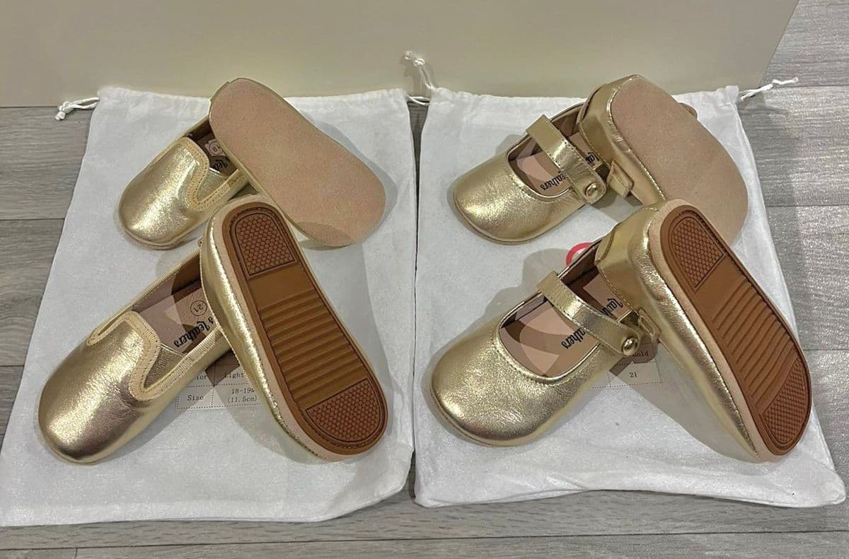 leather slippers GIRLS