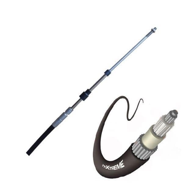 Câble De Contrôle Marin SeaStar Xtreme 3300/33C - Filetage 10-32, Gaine HDPE, Pour Moteurs Bateaux