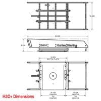 Hurley H3O+ Davit System Electric Winch Version
