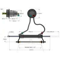 Hydrodrive MF115MRA Hydraulic Steering System