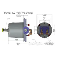 Hydrodrive MF350W Hydraulic Steering System