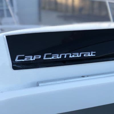 Jeanneau Cap Camarat Chrome Badge