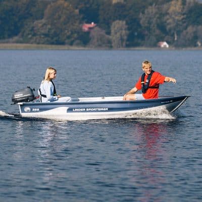 Linder Sportsman 355 Package With Yamaha 8hp Outboard